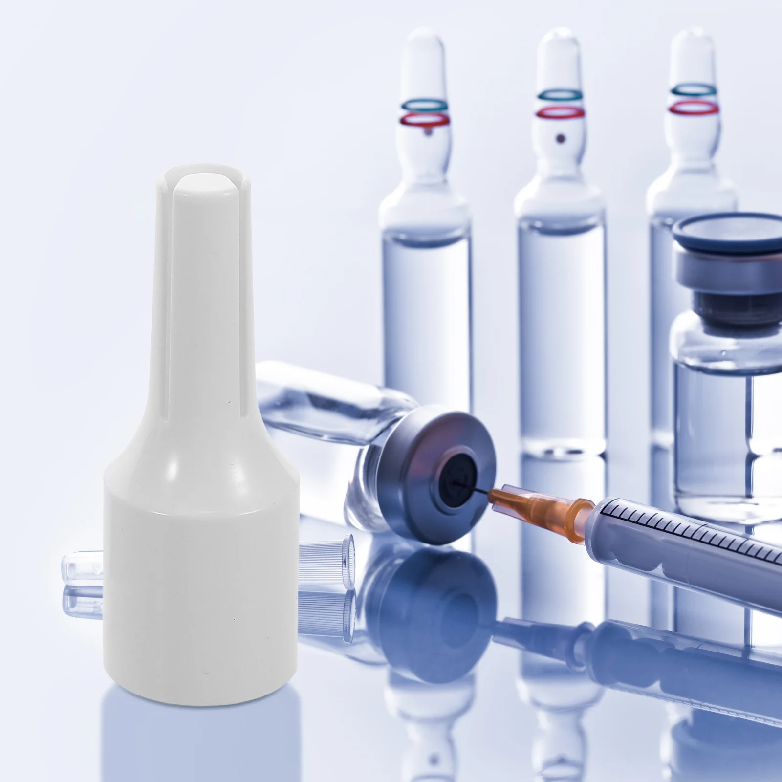 

10Pcs Ampule Opener Plastic Medical Vial Breaker Multi Functional Mini Bottle Opener Safety Handheld Vial Cap Remover for Travel