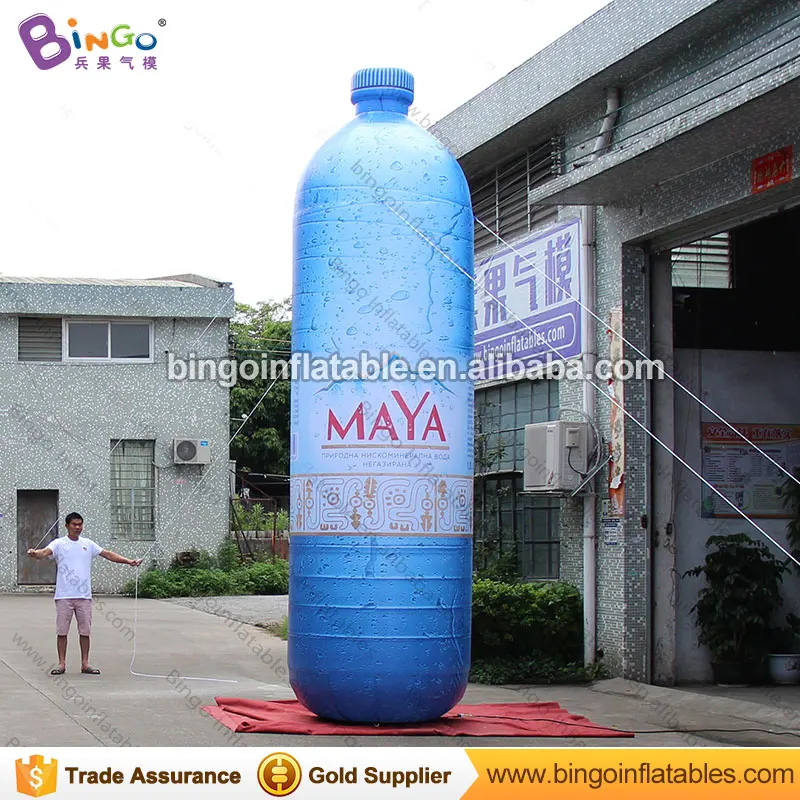 Portable 1.8m High Inflatable Bottle Model for Shop Decoration / Advertising Customization Blow up Bottle for Display Toy