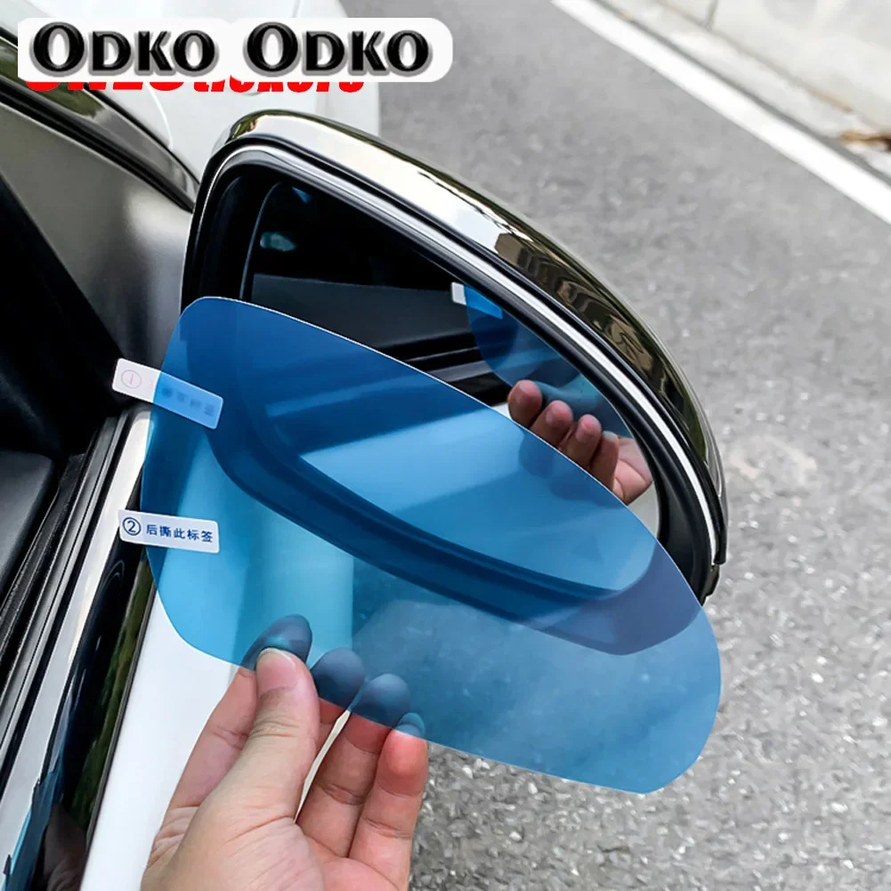 For Mercedes Benz C S Class W206 W223 2021 2022+ Car Accessories Rearview Mirror Rainproof Anti-Fog Waterproof Protective Film