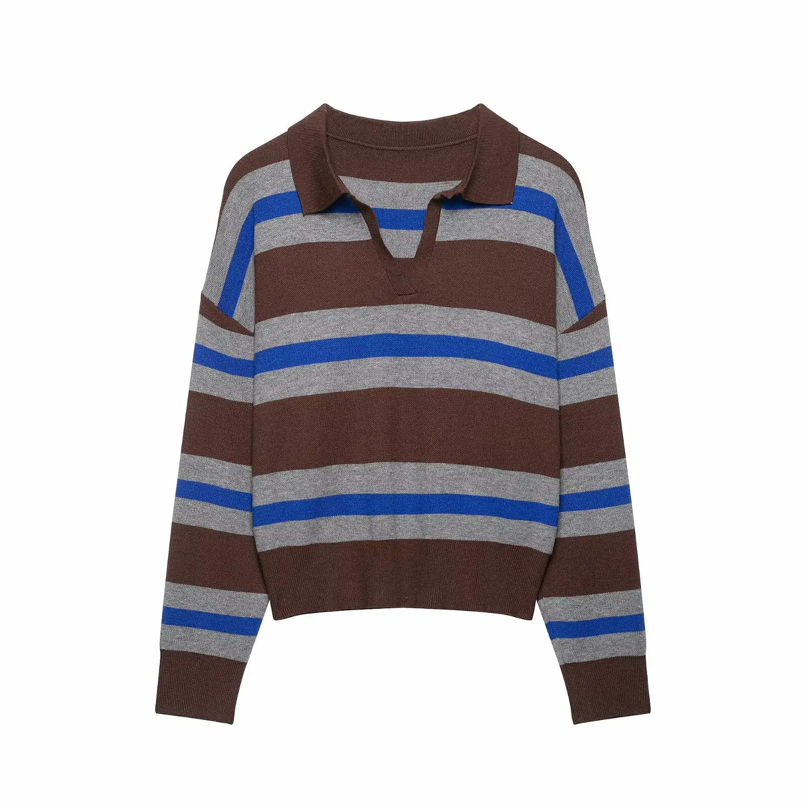 Blue brown stripes