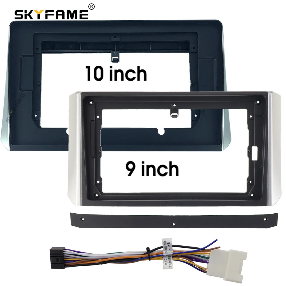 SKYFAME Car Frame Fascia Adapter Android Radio Dash Fitting Panel Kit For Chevrolet S10 Colorado Trailblazer ISUZU D-MAX MU-X