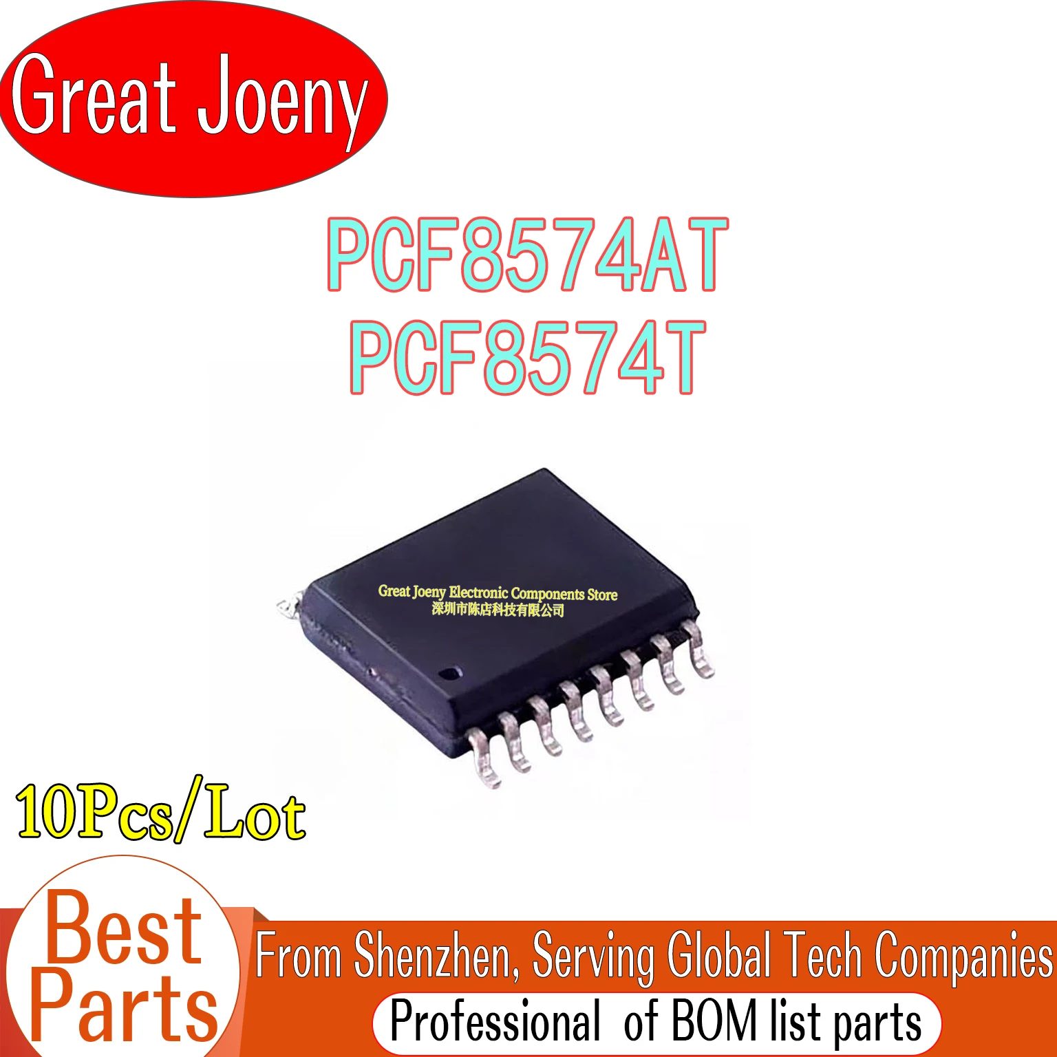 

(10piece) 100% New PCF8574AT PCF8574T PCF8574 SOP-16