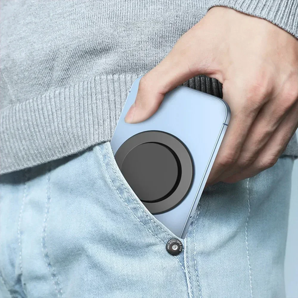 حامل مغناطيسي للهاتف المحمول، مقبس قابل للطي، دعم الجيب لهاتف Magsafe IPhone Mac Samsung Safe Ring Finger Expanding Stand
