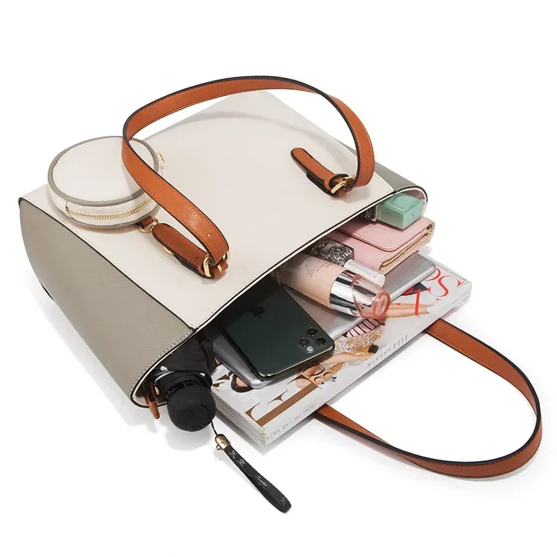 The new fashionable large-capacity three-in-one killer bag is a simple one-shoulder cross-armpit women\'s bag tide Casual Tote