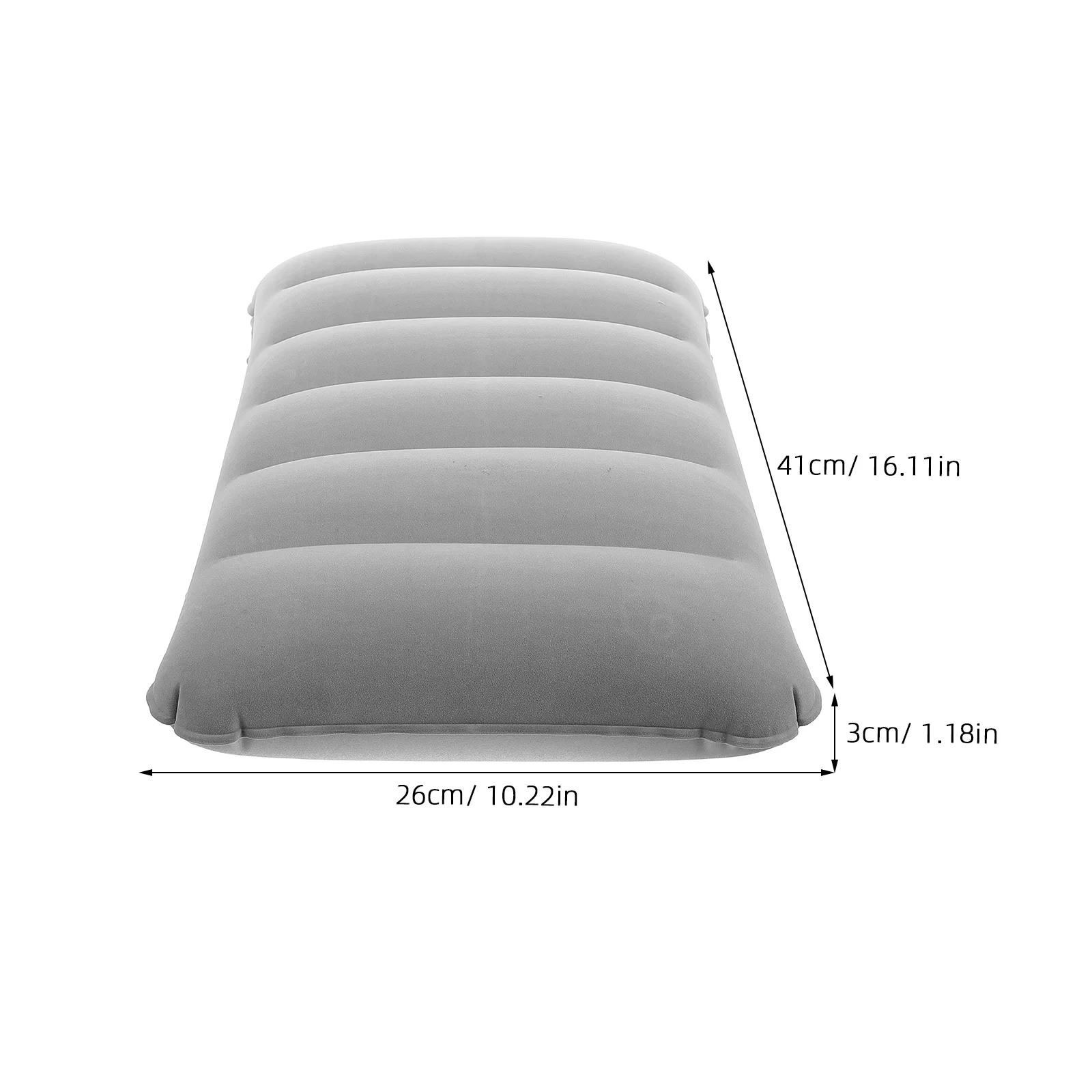 1pc travesseiro inflável ao ar livre engrossado pvc reunindo superfície travesseiro de acampamento para mochila caminhadas viagem nap portátil