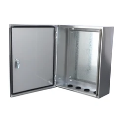 304 Wall-Mounted Stainless Steel Enclosures Waterproof Electrical Stainless Steel Distribution Box Steel Industrial Panel Board