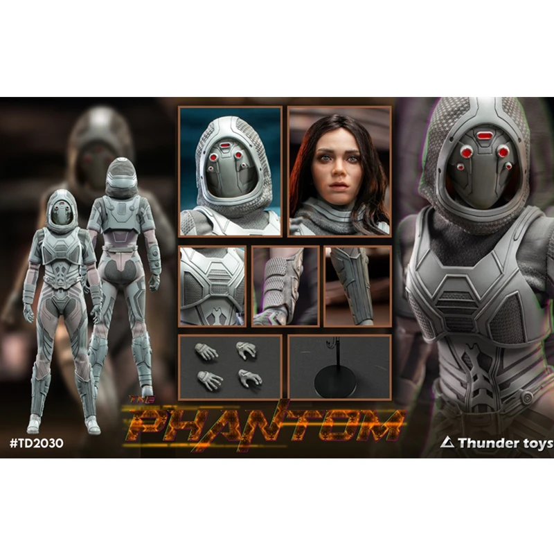 

Thunder Toys TD2030 1/6 Soldier Model Movie Ant Man 2 Phantom Ghost 12 inch Scale Mobile doll toy figurine in stock