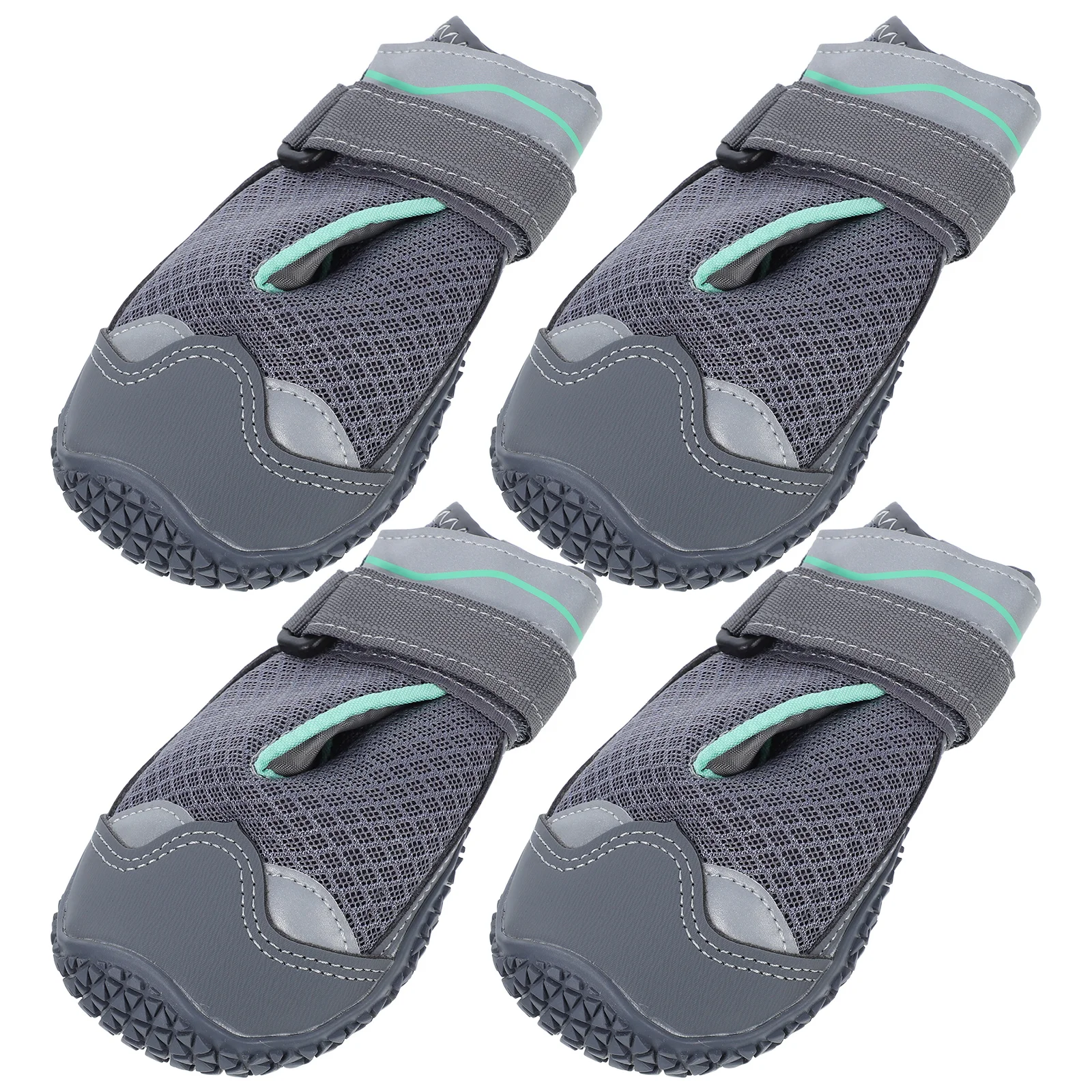 

4Pcs Pet Dog Shoes Small Size Dogs Breathable Lightweight Non-Slip Sole Protective Boots for Outdoor Walking Puppy Paw