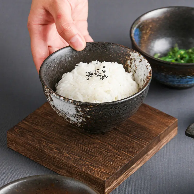 4.5 Inch Japanese Rice Bowl Creativity Household 5inch Ceramic Bowl Restaurant Soup Ceramic Bowls Noodle Bowl Kitchen Tableware