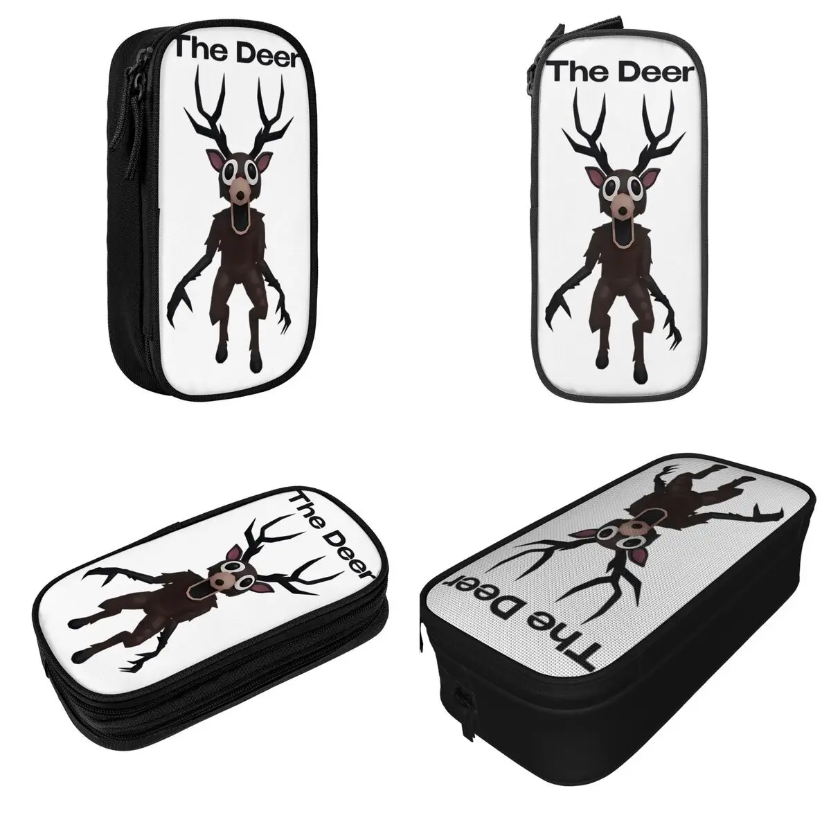 The Deer 99 Nights In The Forest Pencil Case Lovely Gaming Gamer Pen Box Bags Kids Big Capacity Office Gift Pencilcases