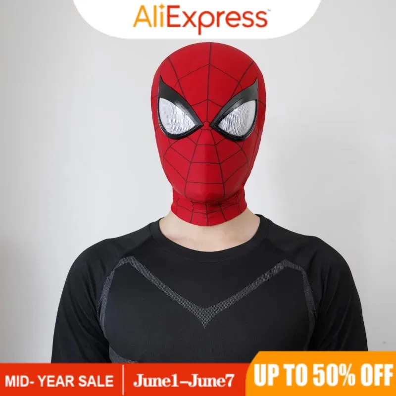 

Customized Marvel Spider-man Mask New With Faceshell 1:1 3d Handmade Spiderman Halloween Cosplay Costume Masks Replica Kids Gift