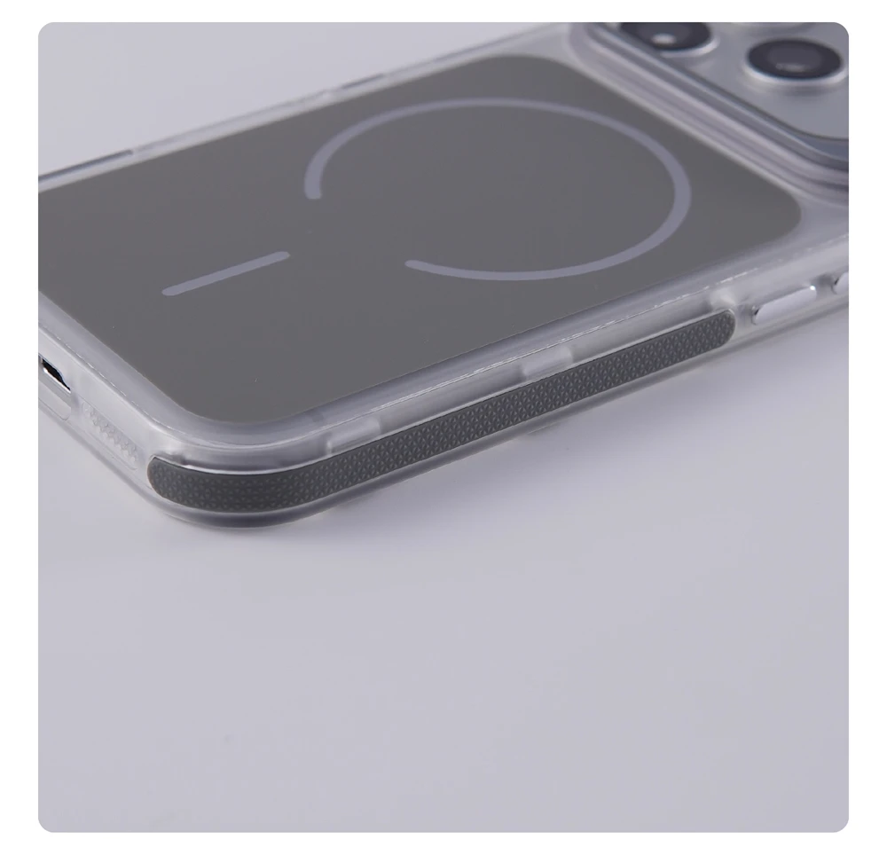 Luxuriöse Matte Stoßfeste Magnetische Schutzhülle für iPhone 18 17 Pro Max 16 15 14 Plus 13 12 mit Magsafe Objektivschutz und Ständer – Detail 12