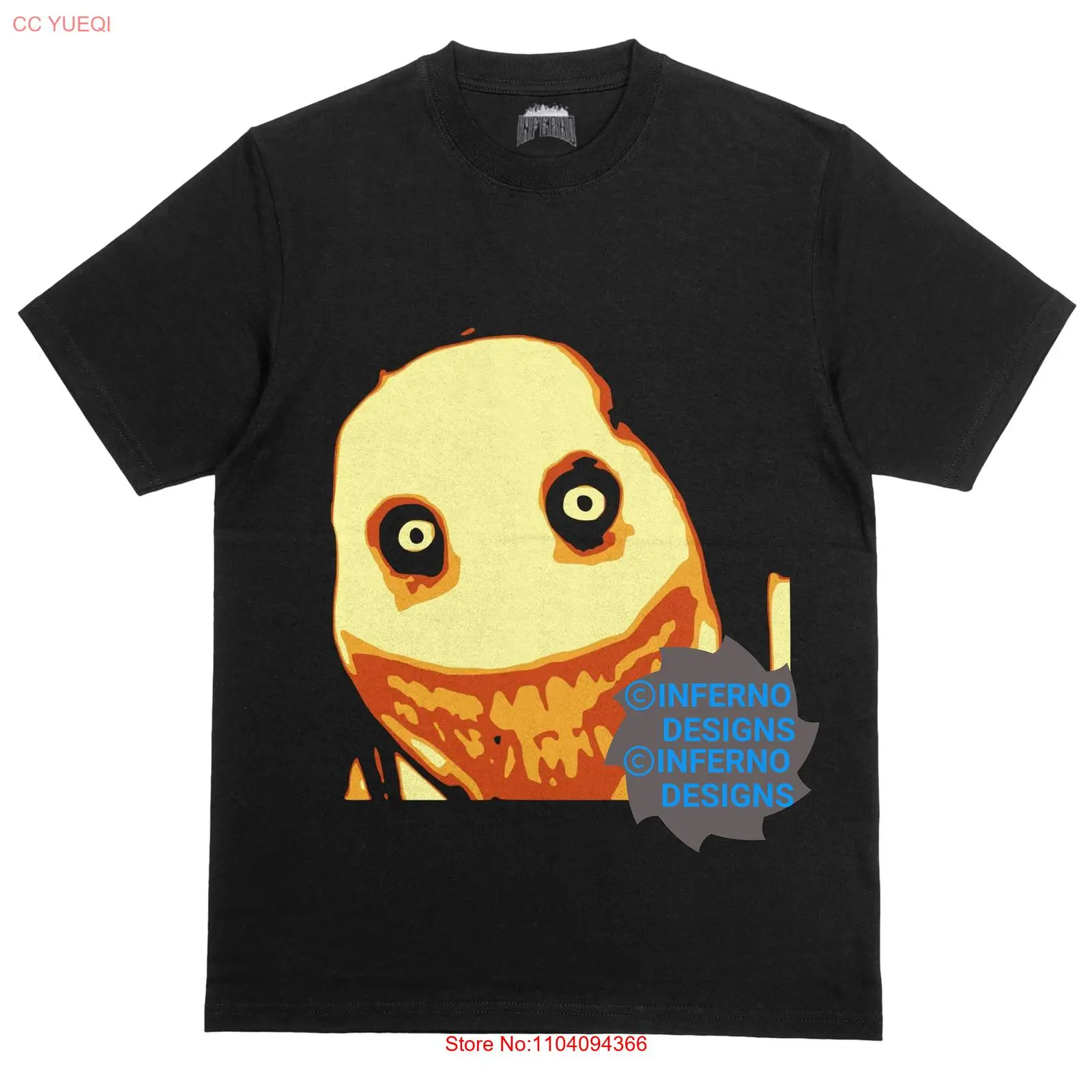 Jeff the Killer face Shirt, Creepypasta Shirt, Y2K Grunge Shirt, horror shirt