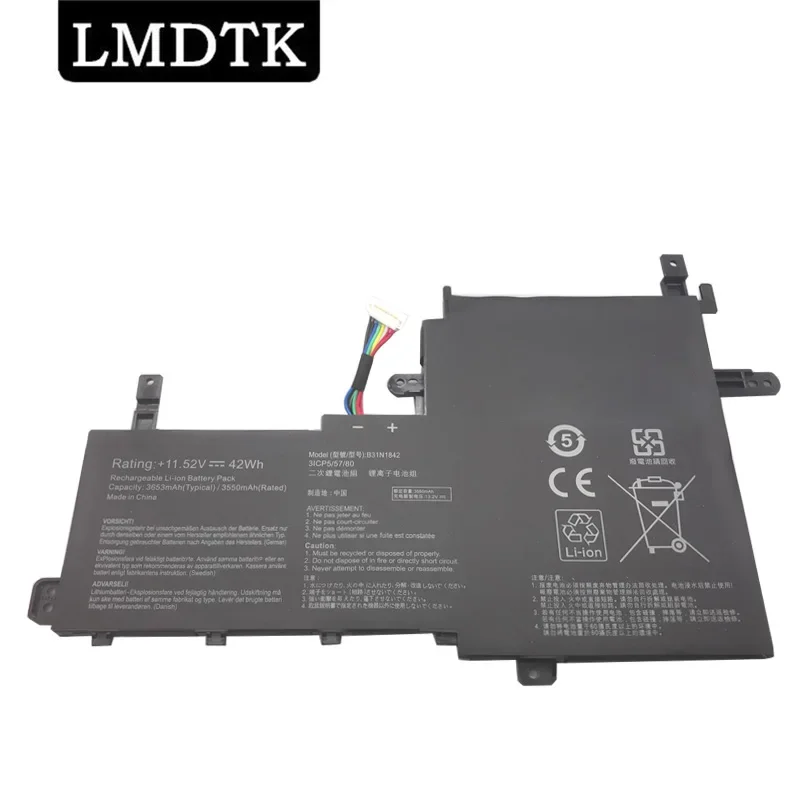 LMDTK New B31N1842 Laptop Battery ASUS VivoBook F513EA F513EP F513IA K513E K513EA K513EP KM513UA M513IA M513UA S513EA S513F