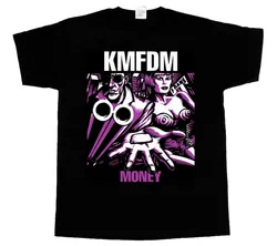 kmfdm money new black short/long sleeve t-shirt