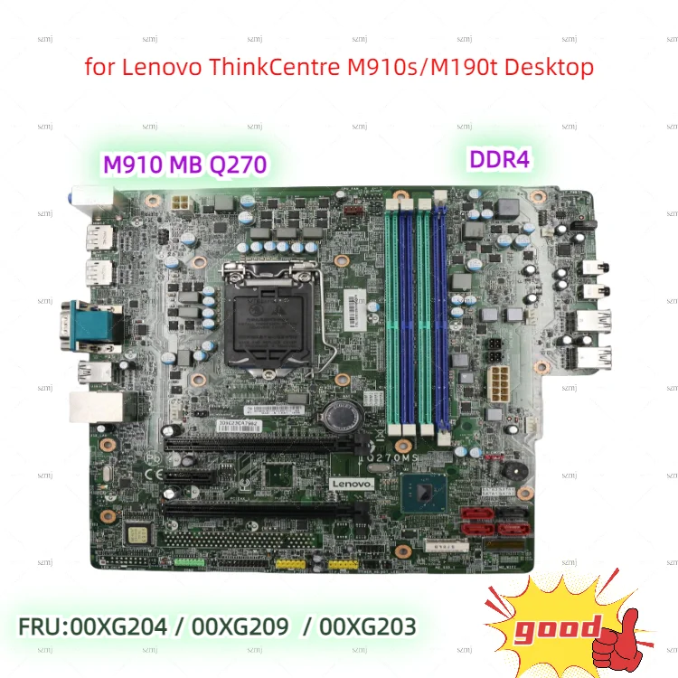 Hot 100% test work for Lenovo ThinkCentre M910s / M190t Desktop motherboard M910 Q270 TW/SFF WIN DPK DDR4 FRU:00XG204 / 00XG203