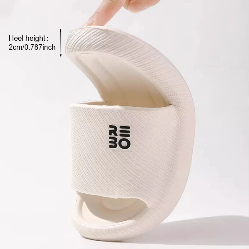 Soft Sole Eva Home Slippers Women Indoor Mute Non Slip Bathroom Slides Couple Lightweight Summer Beach Flip Flops Flat Sandals image 4
