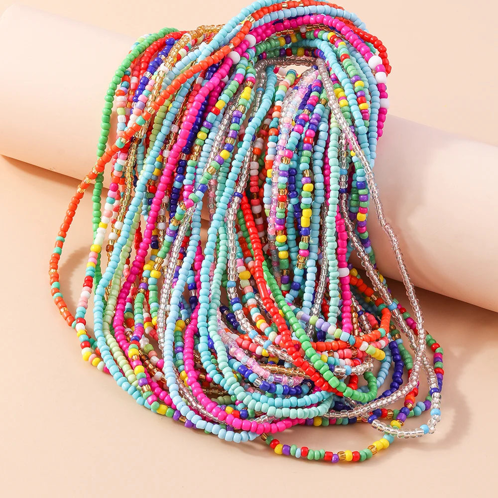 Aihua 1pc Neue Sommer Strand Böhmen Perlen Taille Bauch Kette für Frauen Bikini Sexy Ästhetischen Körper Schmuck Zubehör – Detail 13