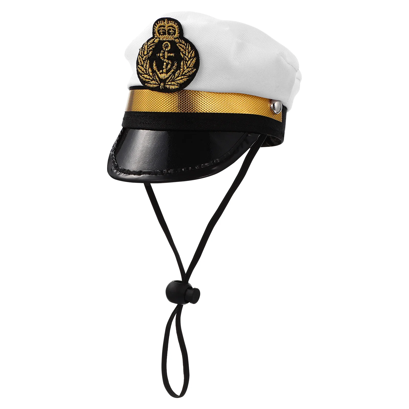 

Pet Hat Cat Cosplay Cap Dog Captain Hat For Small Dogs Cats Adjustable Party Photo Accessory Puppy Halloween Wedding