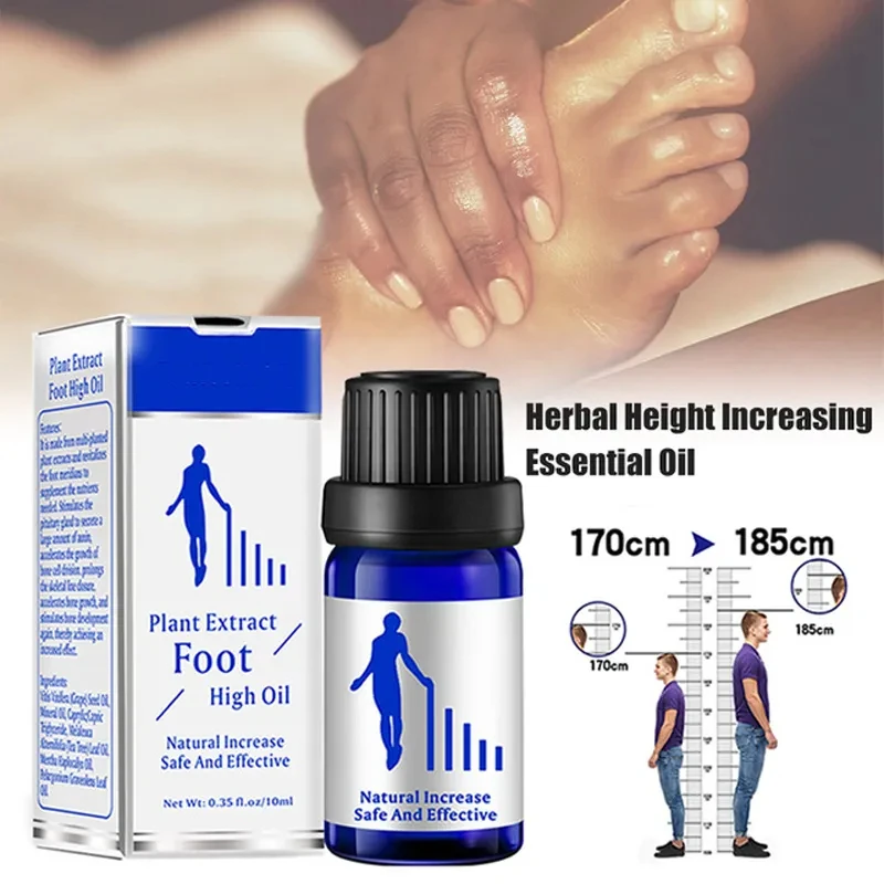 

Herbal Height Increasing Conditioning Essential Oil Body Grow Taller Essential Oil Soothing Foot Health Care Promot Bone Growth