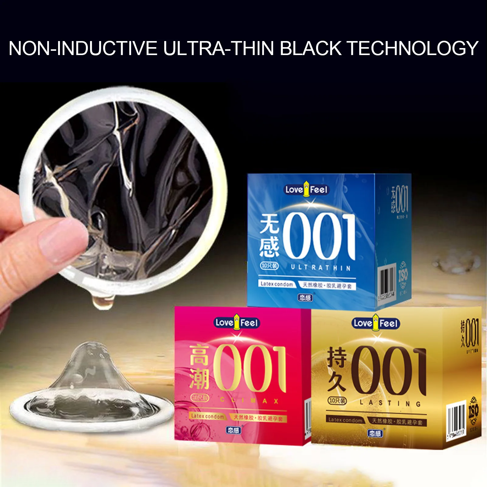 FAMA Ultra thin condoms for adults 001 super slim latex Condoms with tendrils stud Deep Stimulation g spot orgasm sex preserved