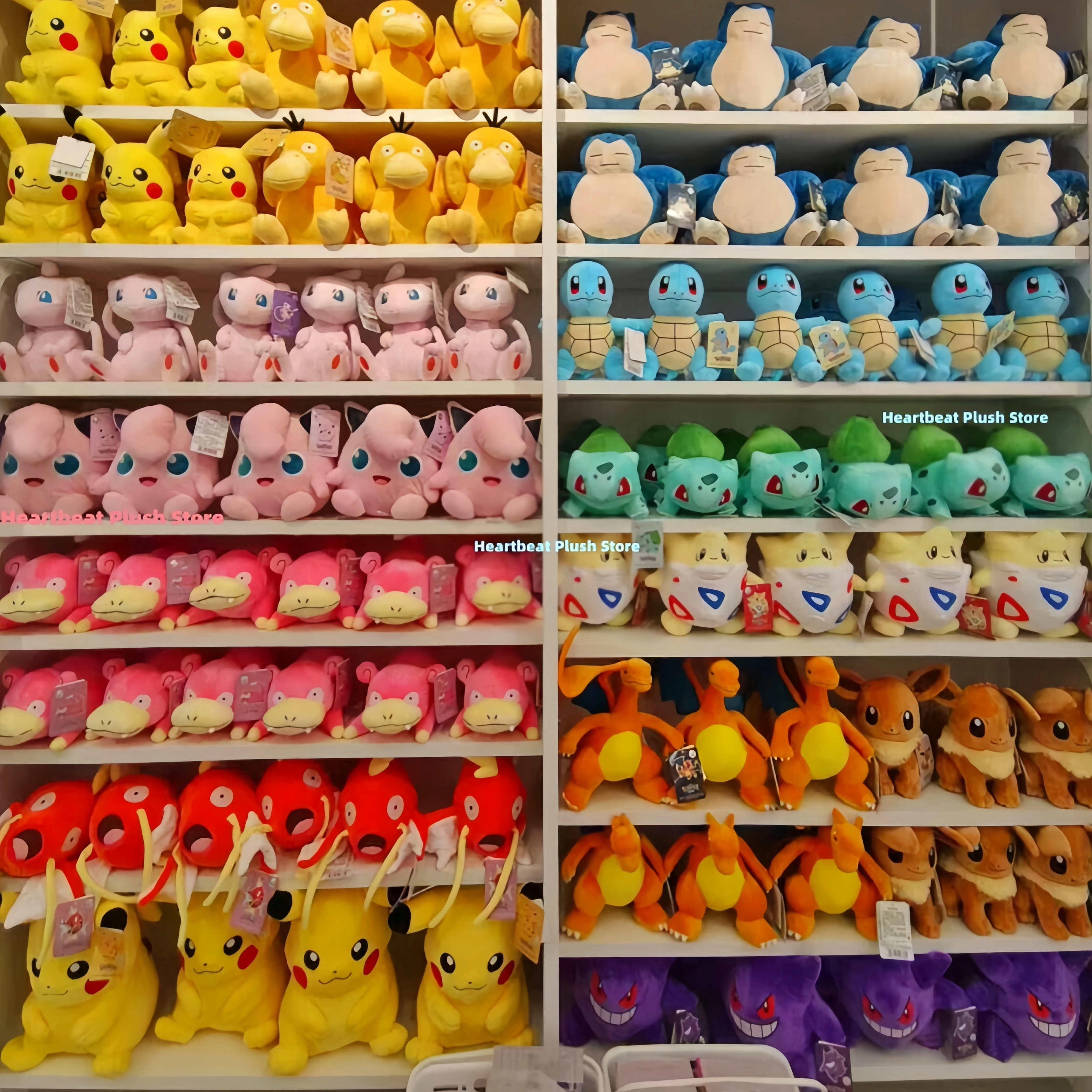 أحدث دمية البوكيمون الأصلية من القطيفة Yamper Litten Emolga دمية محشوة Sylveon Vulpix Gengar Plushies Pikachu عيد الميلاد أنيمي ميو ألعاب هدايا