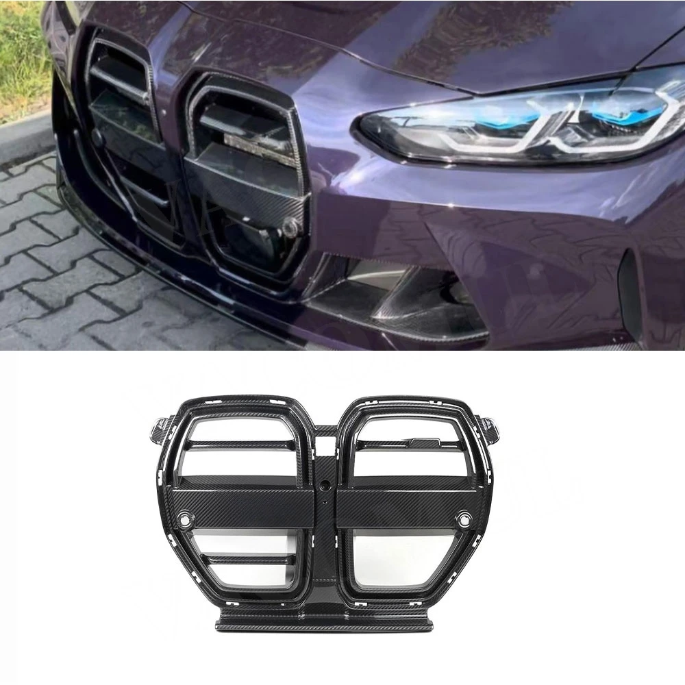 VACOMUL for BMW 3 4 serise G80 M3 G82 G83 M4 2021+ Styling Front Bumper Grill Mesh Grill Cover With ACC Auto Para Accessories 