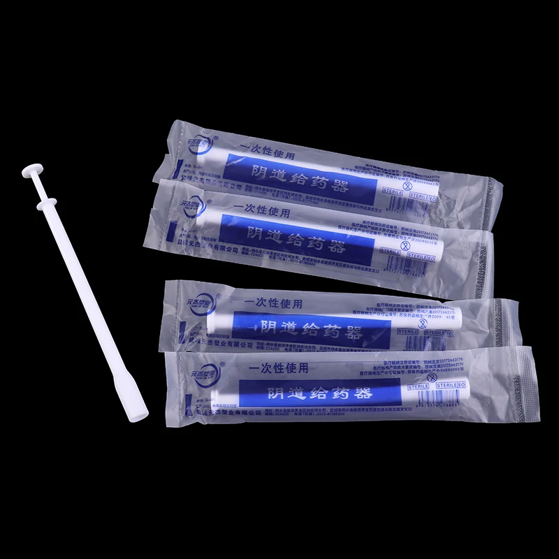 5Pcs/Set Vaginal Applicator Lubricant Injector Syringe Disposable Anal Nasal Cavity Applicator Launcher Butt Plug