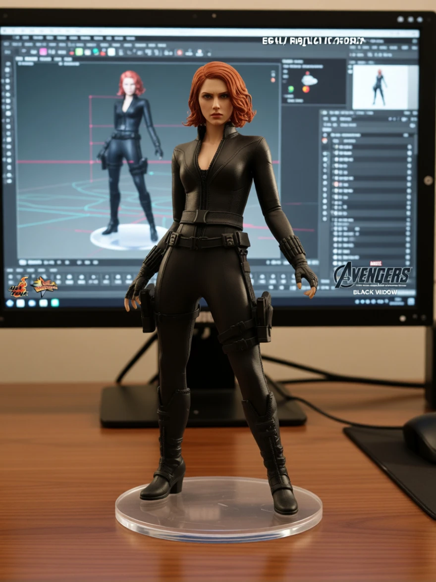 En stock HOTTOYS HT 1/6 Avengers Age of Ultron Figura Coleccionable de la Viuda Negra MMS178 Modelo Scarlett Johansson