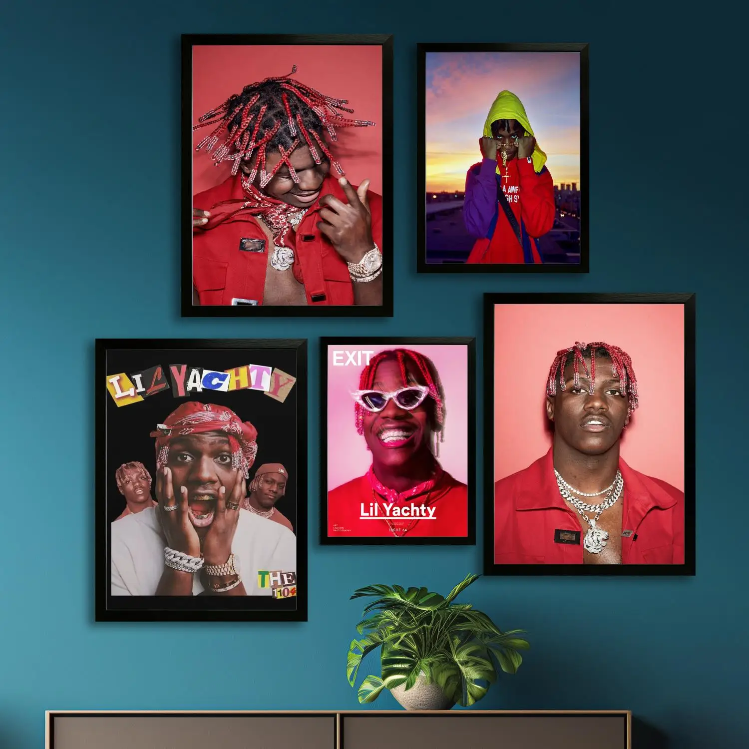 Lil yachty-Póster artístico en lienzo y arte de pared, impresión de imágenes, decoración moderna para dormitorio familiar, carteles, pintura decorativa