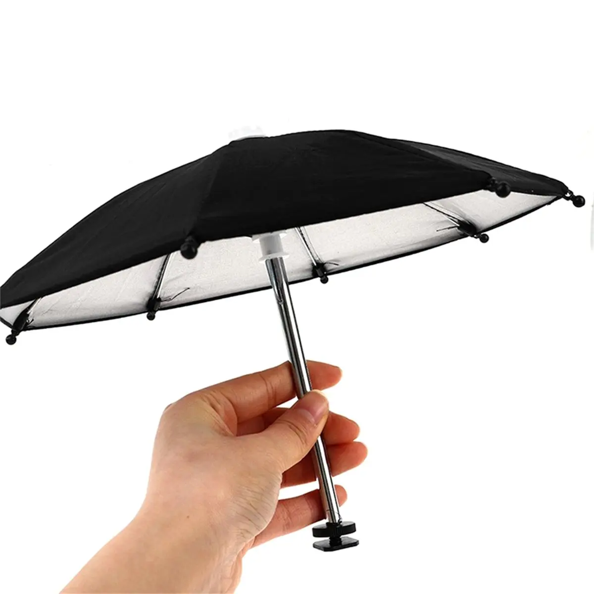 PHONE&GEAR Umbrella Sunshade Rainy Holder Black Dslr Camera for General Camera Photographic Camera Umbrella Mount Stand for Out