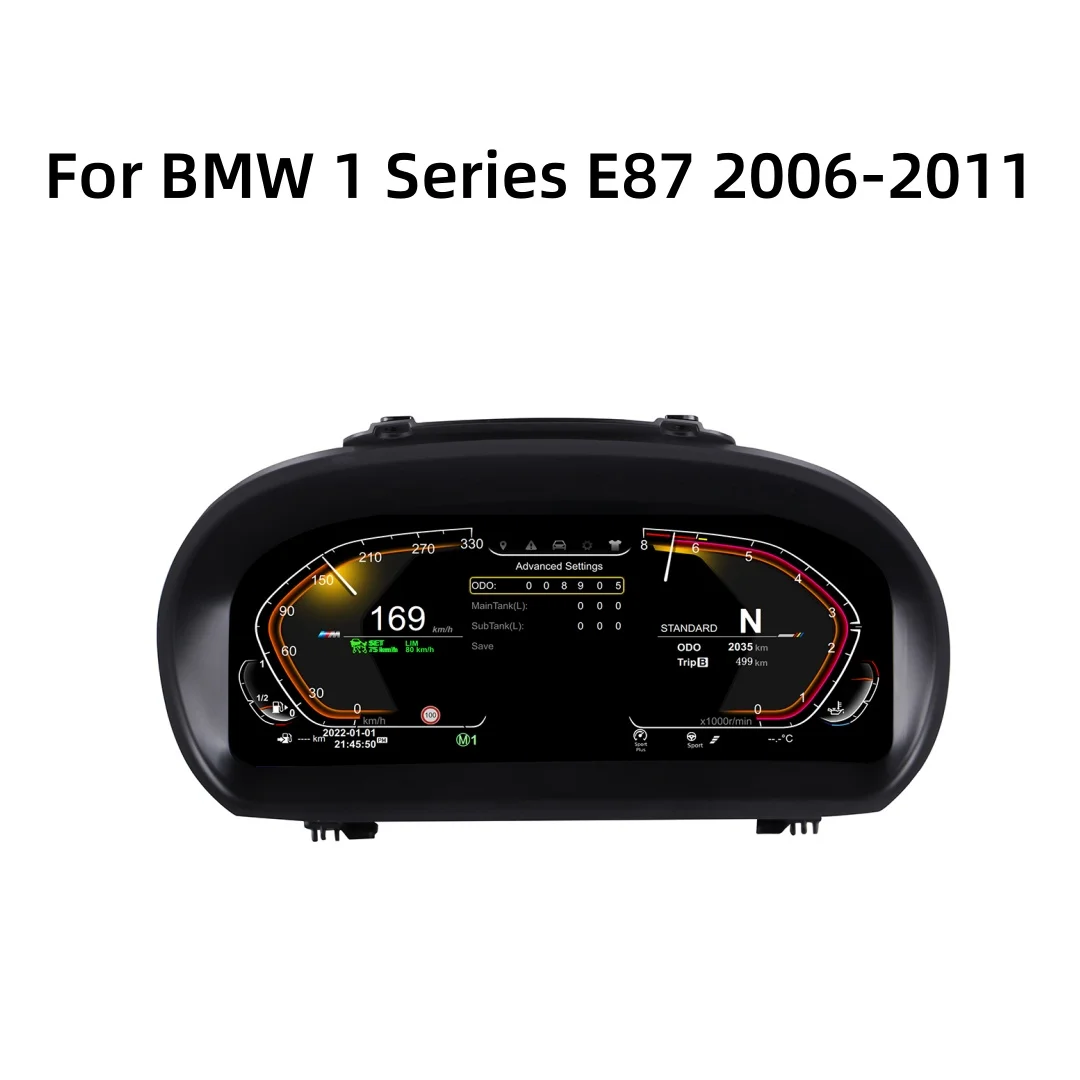 

10 Inch For BMW 1 Series E87 2004 2005 2006 -2011 Car Digital Cluster LCD Dashboard Carplay Cockpit Virtual Instrument
