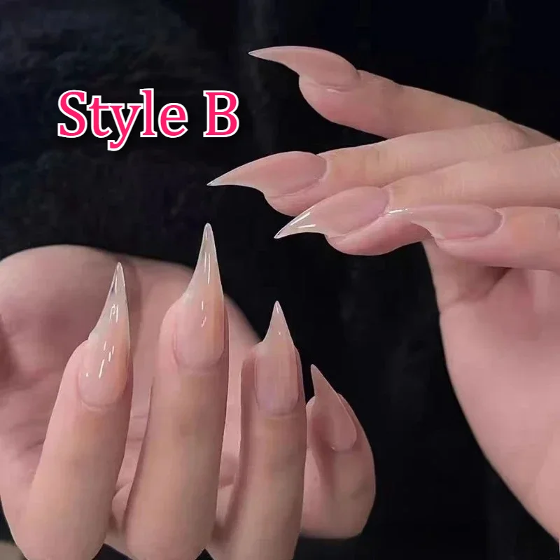 

Длинные ногти ручной работы в форме дракона, короткие кошачьи когти, акриловые накладные ногти с клеем для женщин, накладные ногти