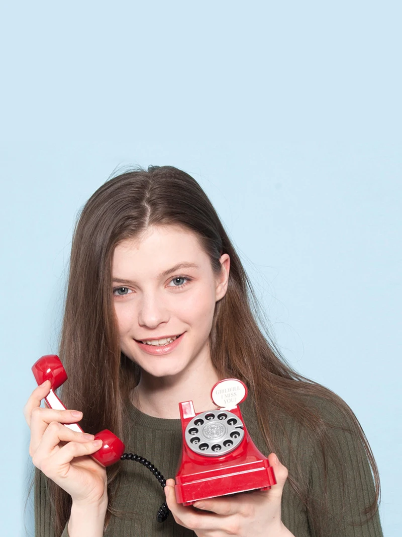Kreative Niedliche Retro-Telefon-Spardose Geschenk für Jungen und Mädchen Fotografie-Requisiten Aufbewahrungsraum Foto-Requisiten Dekoration Geschenke – Detail 9