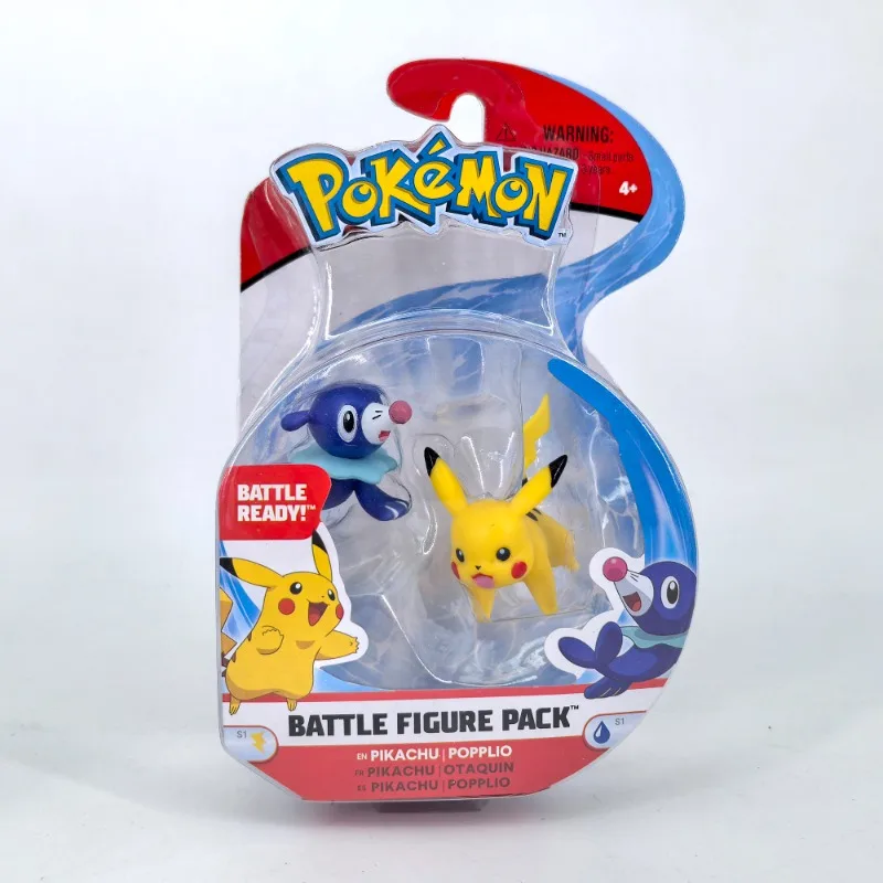 WCT Pokemon figurines de combat Pack Pikachu Wobbuffet Alolan Rattata Rowlet Metang Alolan Muk modèle jouets Collections cadeaux pour enfants