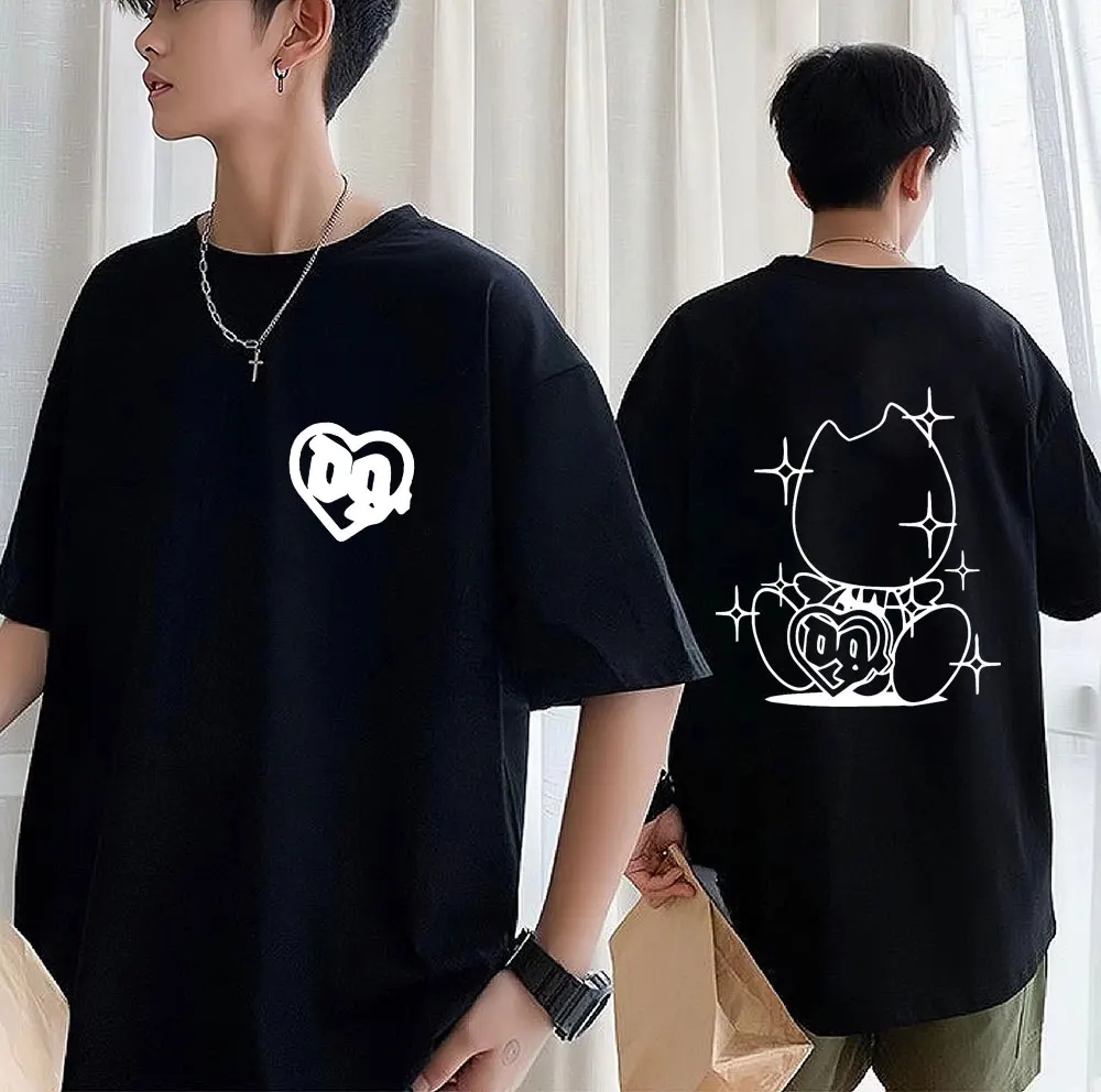 Bladee Skate Drain Gang Band Logo T Shirt Men Women Fashion Hip Hop Oversized Summer T-shirts Cotton Casual Soft Tees Streetwear