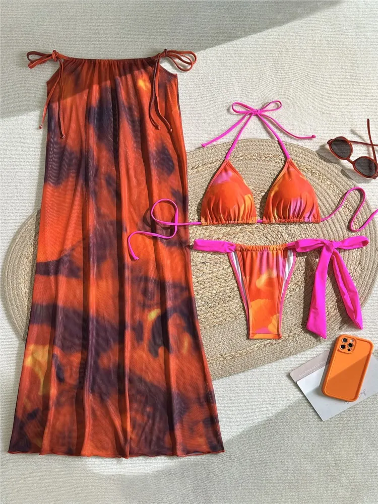 3 Piece Sets Swimwear Cover-Ups Swimsuit Sexy New Push Up Bikinis Set Brazilian Bathing Suit Women Beachwear Biquini Suits 2026 view 6
