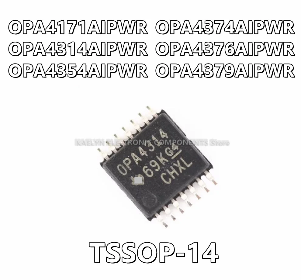 10Pcs/lot OPA4171AIPWR OPA4171 OPA4314AIPWR OPA4314 OPA4354AIPWR 4354A OPA4374AIPWR 4374A OPA4376AIPWR OPA4376 OPA4379AIPW 4379A