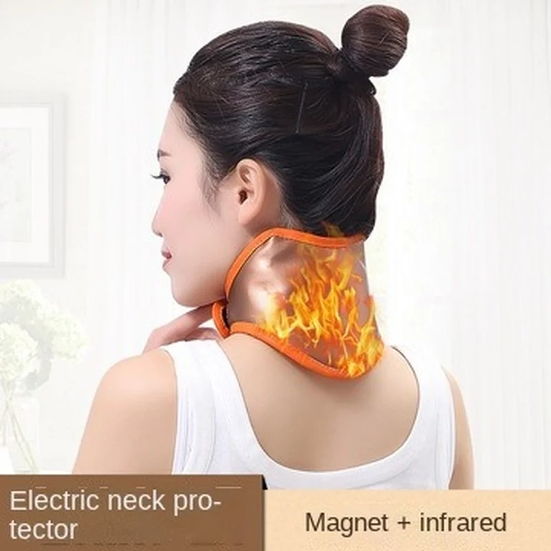 GY Cervical Support Soothing Correction Neck Thermal Electric Heating Neck Mask Shoulder and Neck Dredging