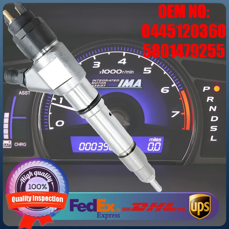 

New Fuel Common Rail Injector 0445120360 5801479255 Suitable for Iveco Various Diesel Engine Parts