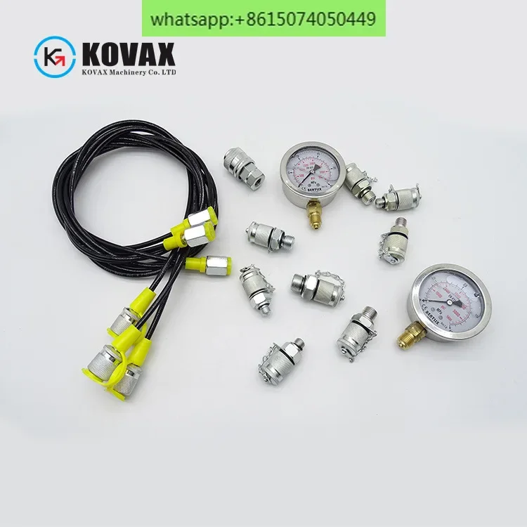 Excavator, loader, pressure gauge, hydraulic pump test gauge, hydraulic gauge PC200 EX200 SH200