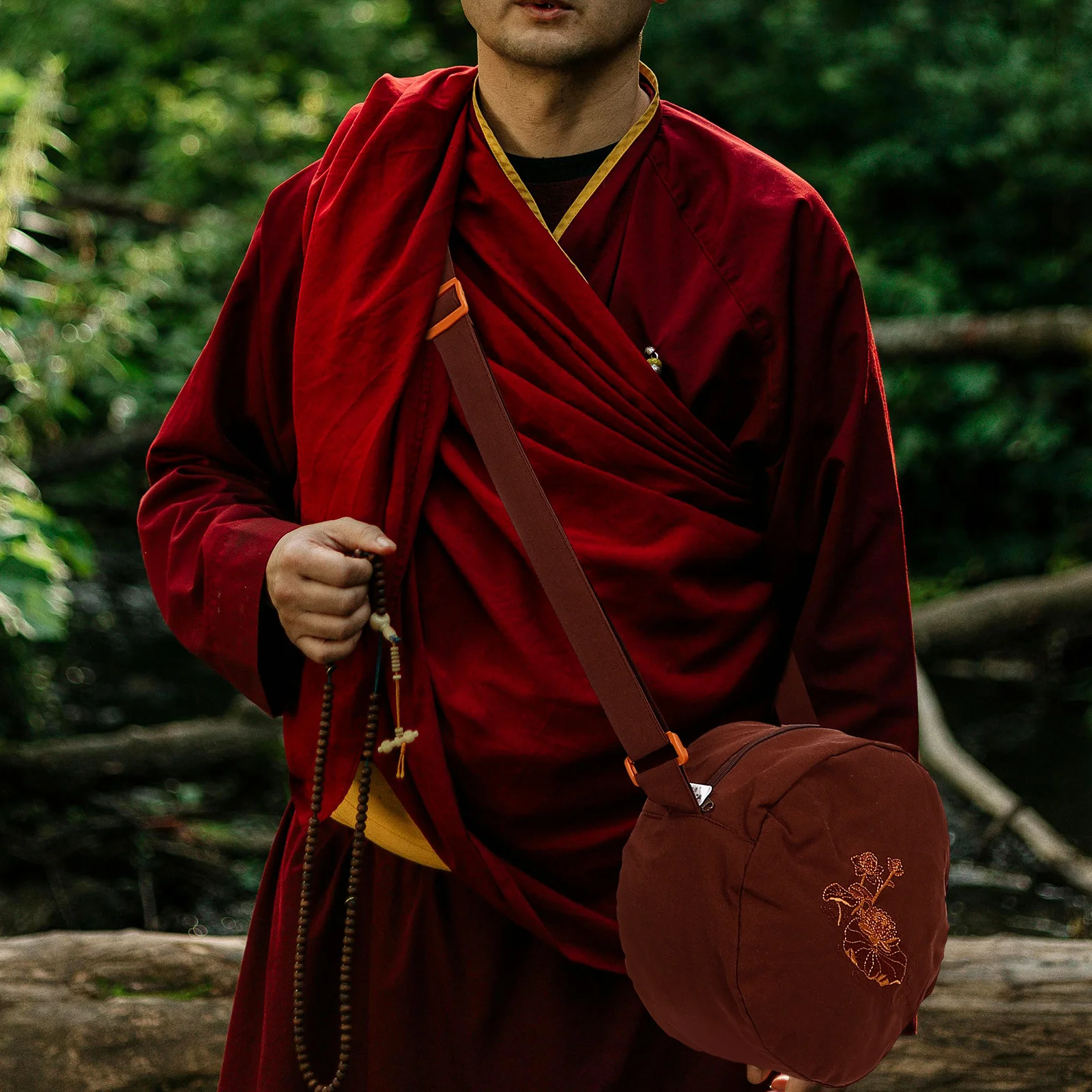 

Zen Meditation Bag Portable Singing Bowl Storage Pouch For Travel Outdoor Use Small Container Case Holder Instrument Accessory