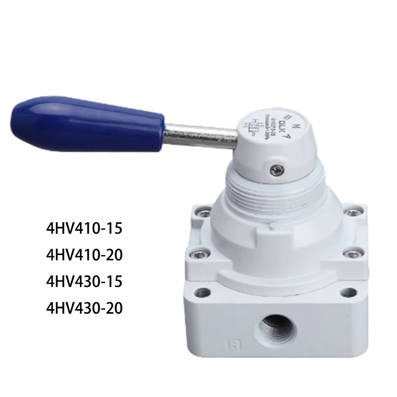 4HV 4HV410 4HV430 4HV310 4HV330 Series pneumatic control valve switch Rotary Valve port size 3/4  4/2 way Hand-Switching valve