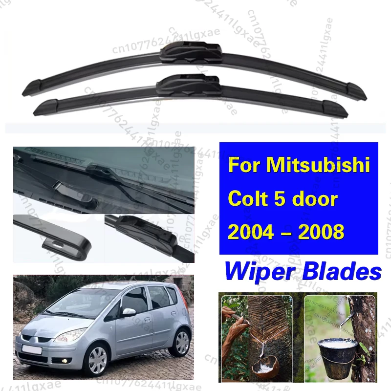 

Car Wiper Blades For Mitsubishi Colt 5 door 2004 - 2008 Windshield Windscreen Front Window Blades 26"+11" Car Accessories 2007