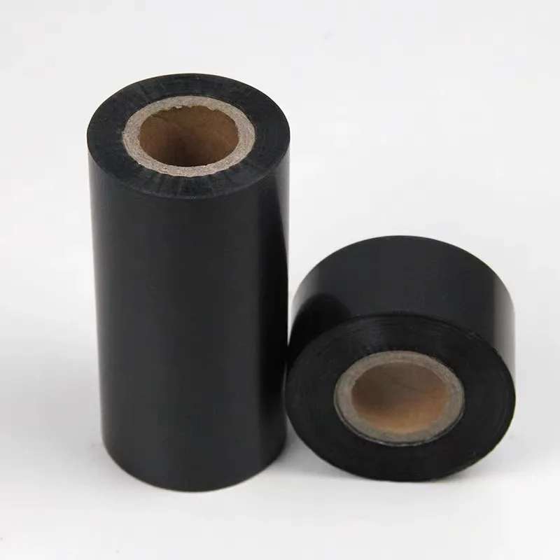 1PC Wax Ribbon 110X300m,100X300, 90X300, 80X300, 70X300, 60X300 Label Barcode Printer Self-adhesive Ribbon