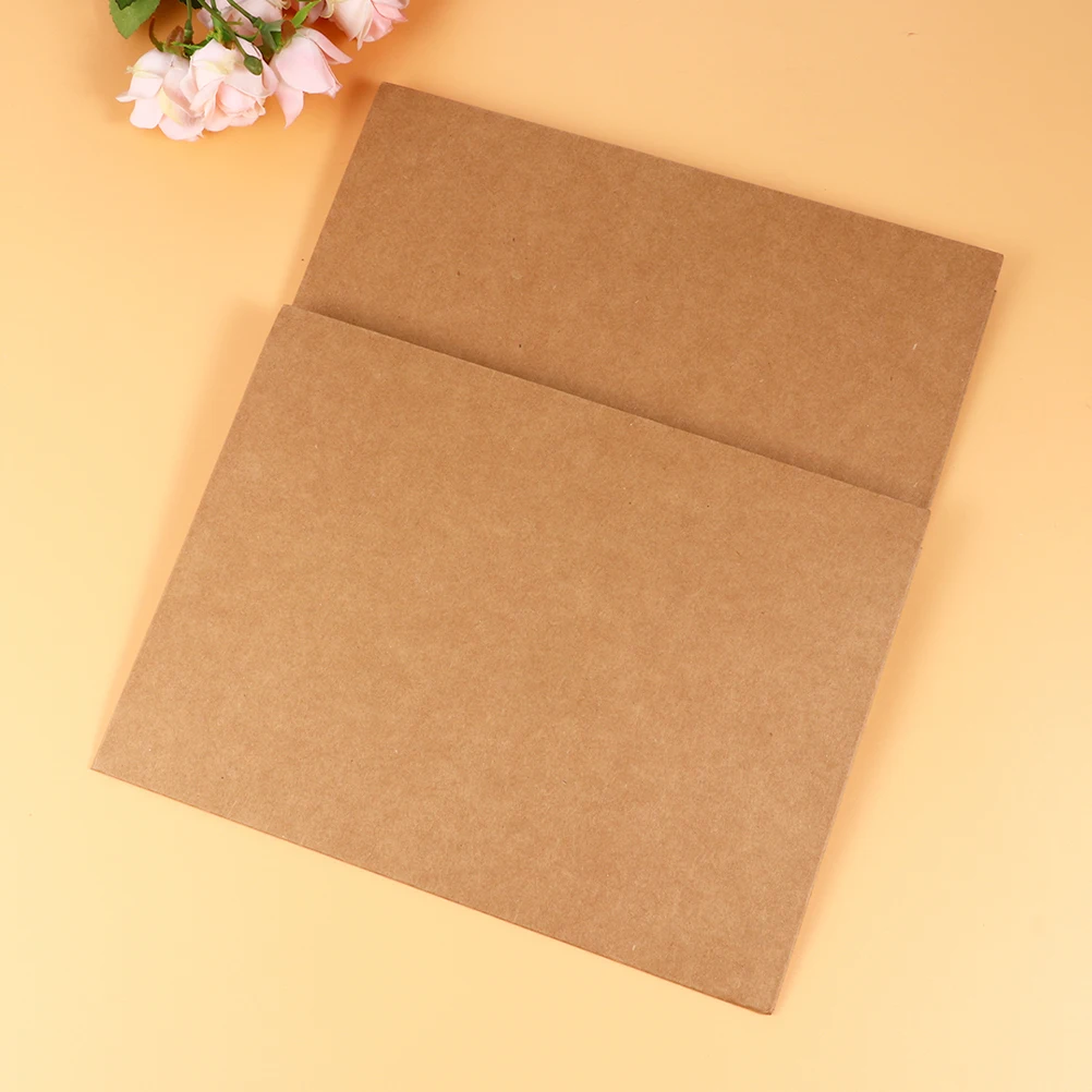 

10pcs File Bag Kraft Paper Document Holder Storage Envelope Pouch Folders Brown Suitable Office Travel