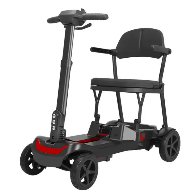 Intelligent folding electric scooter household travel electric four-wheeler elderly scooter travel