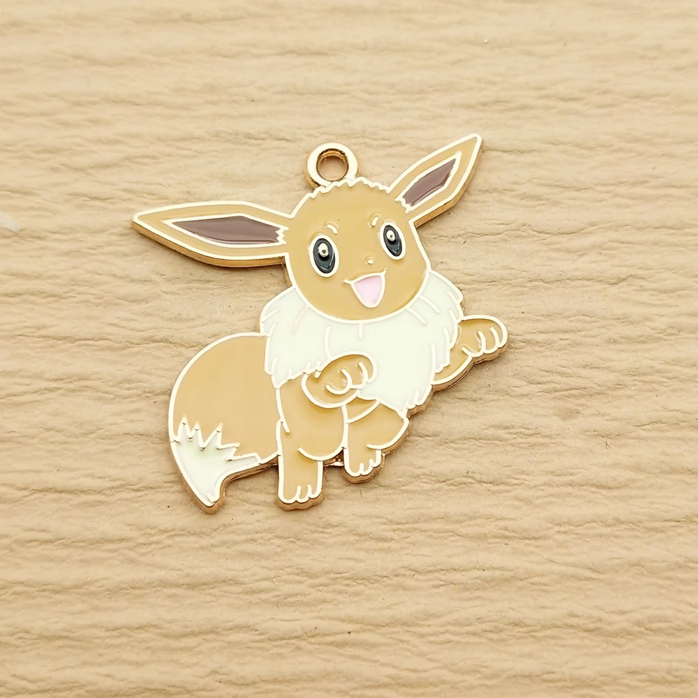 10pcs Cartoon Charm for Jewelry Making Enamel Necklace Bracelet Earring Pendant Diy Accessories Alloy Metal Gold Plated