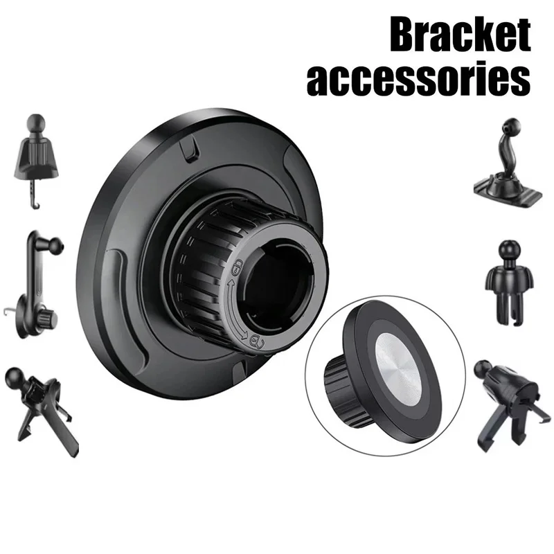 Accessoires pour support de téléphone magnétique MagSafe pour voiture, pièces de support de téléphone magnétique, tête sphérique de 17 mm pour support de téléphone MagSafe pour voiture, support de téléphone pour iPhone.