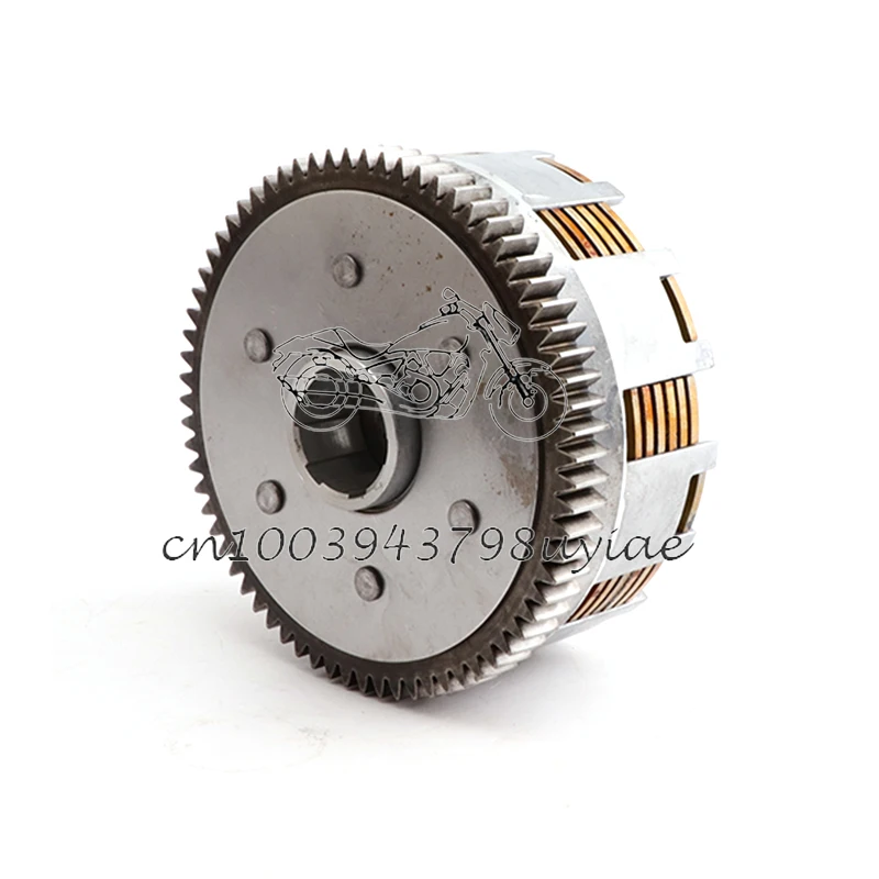 70 Teeth Clutch Engine 6 Slices Thick Gear  CG/CB200 Fit For ZS LC LF CG200 Water-cooled  Off Road Motocross LH-112